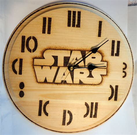 Star Wars Clock Galactic Imperial Droid Identification Numerals
