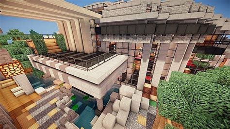 Minecraft modern house map 1.12.2/1.11.2 for minecraft is a building map created by stevo. Luxurious Modern House - Minecraft Building Inc