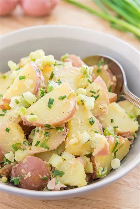 Red Potato Salad Easy Red Bliss Recipe Fifteen Spatulas