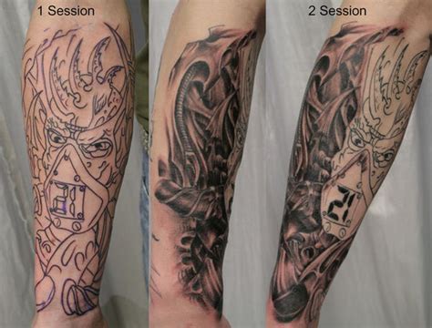 In Prog Bio Face Armsleeve By 2face Tattoo On Deviantart