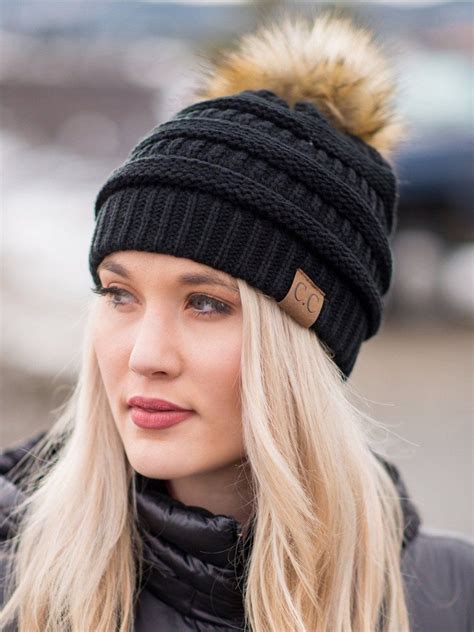 This Knit Beanie Will Be Perfect To Keep You Warm During Chilly Winter Days Winter Hats Cute