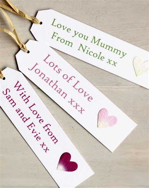 Personalised mothers day gifts amazon. Personalised Mothers Day Gift Tag | Mothering Sunday