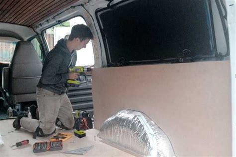 Rusty Cargo Van Converted Into A Mobile Studio Cargo Van The Vanual
