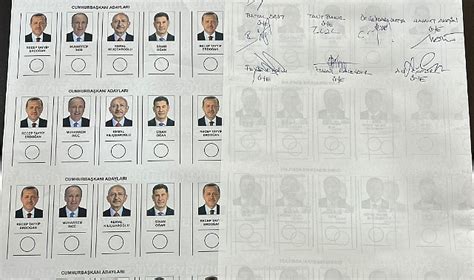 Cumhurba Kanl Se Imleri Oy Pusulas Ortaya Kt Genel Erzurum