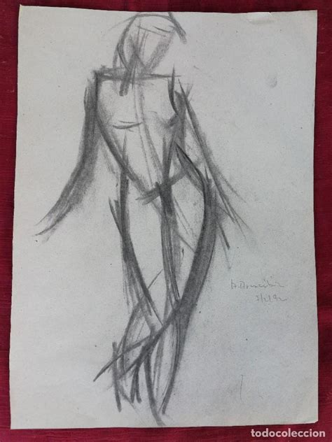 Dibujo Desnudo Femenino A Carbon Angel Arenci Comprar Dibujos Contempor Neos Siglo Xx En