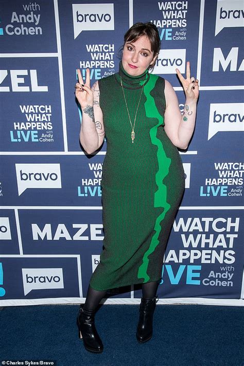 Lena Dunham Bares Her Midriff To Show Excitement For The Spice Girls