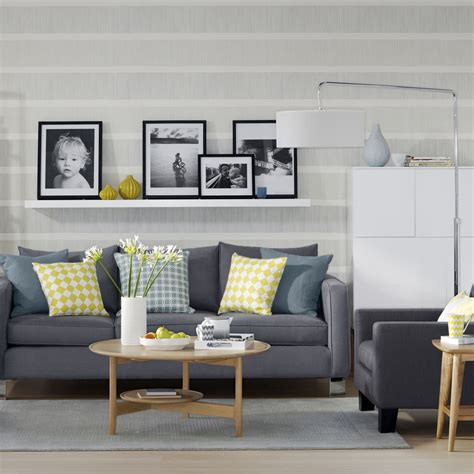 The openest and mimimum furniture. Grey living room ideas | Ideal Home
