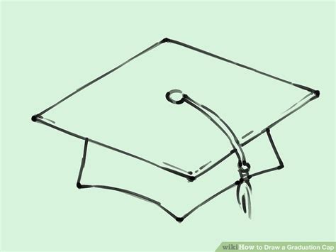 How To Draw A Graduation Cap 5 Steps With Pictures Wikihow
