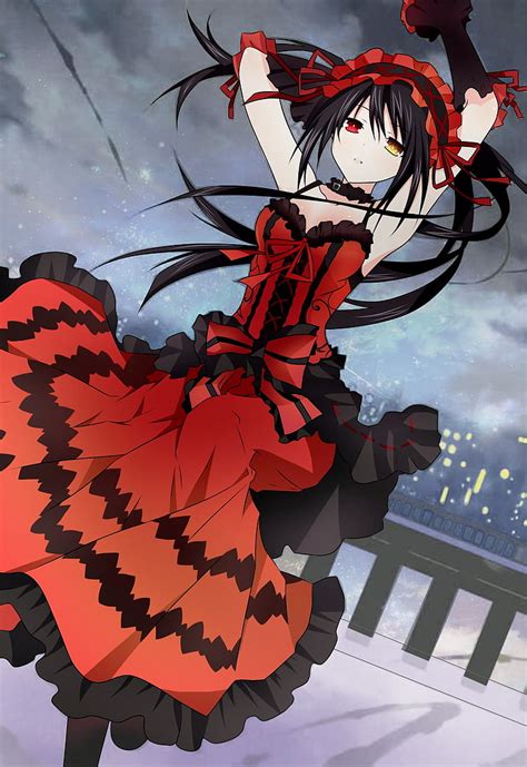 Hd Wallpaper Date A Live Kurumi Tokisaki Illustration Tokisaki Kurumi