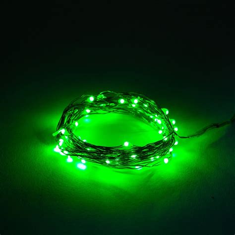 M Bel Wohnen Led String Lights Green Pink Balloons Foot Strand Indoor Battery Operated New