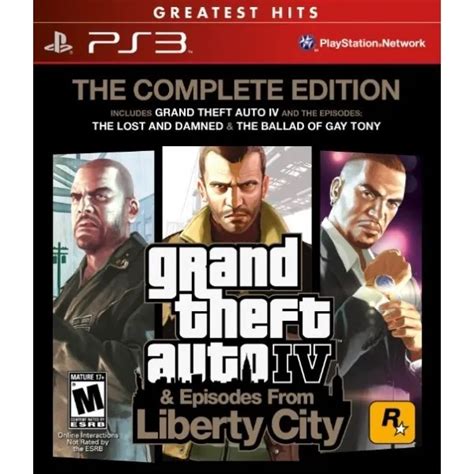 New Grand Theft Auto Gta 4 Iv The Complete Edition Ps3 Red Label 121