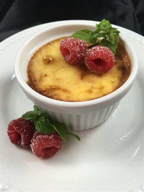 Photos of classic infused creme brulee. Classic Crème Brulee - Savvy In The Kitchen