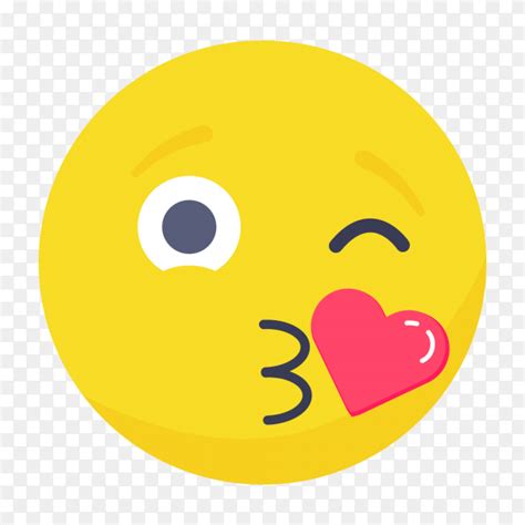 Kissing Smiley Face Clipart