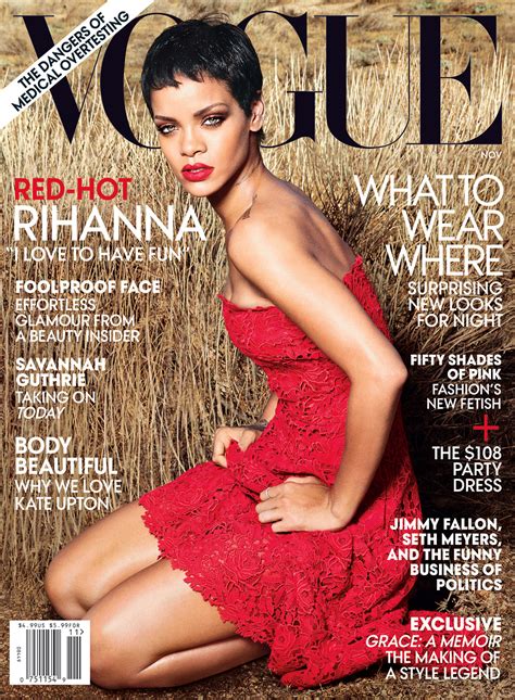 Rihanna Lands The November Cover Of Vogue Rihanna