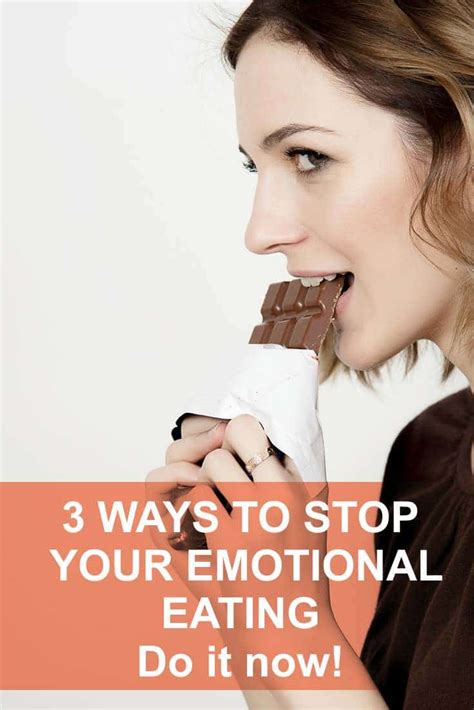 3 Easy Ways To Stop Your Emotional Eating Now