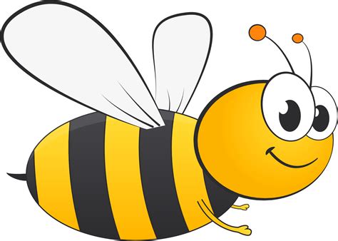 Download Cute Bee Transparent & Png Clipart Free Download - Honey Bee