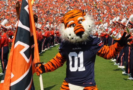 Aubie The Tiger Often Imitated Never Duplicated On The Lawn