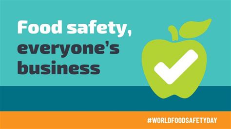 World Food Safety Day Food Safety Everyones Business