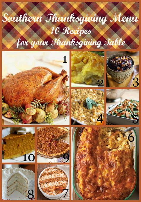 Belle And Beau Antiquarian Southern Thanksgiving Menu 10 Recipes For