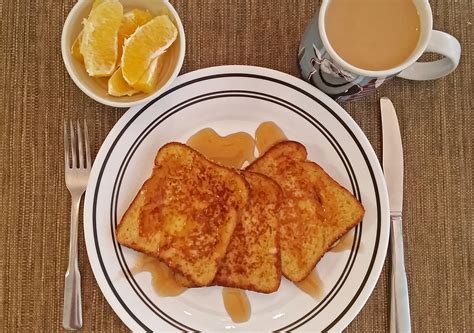 Open Face Syrup On French Toast Sandwich Portraits