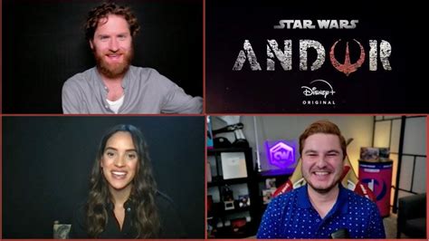 Star Wars Andor Cast Interviews Adria Arjona From Morbius And Kyle Soller Youtube