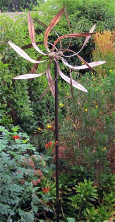 Stanwood Wind Sculpture Kinetic Copper Wind Sculpture