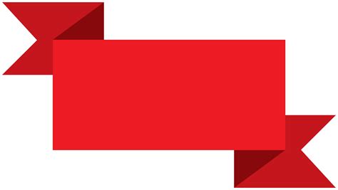 Red Square Banner 1197528 Png