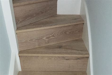 White Washed Oak Steps