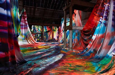 Walk Inside A Warehouse Sized Kaleidoscopic Painting By Katharina