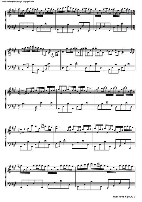 Uploaded on dec 13, 2017. River flows in you free sheet music by Yiruma | Pianoshelf