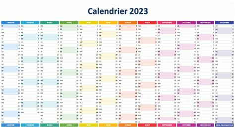 Calendrier 2023 Excel Pratique Get Calendrier 2023 Update Aria Art