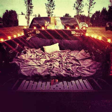 Have A Candle Lit Date In The Bed Of My Truck Romantic Bucket