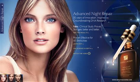 beauty advertising estee lauder advanced night repair
