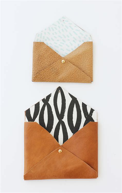 Diy Leather Envelope Clutch 5 Loganberry Handmade