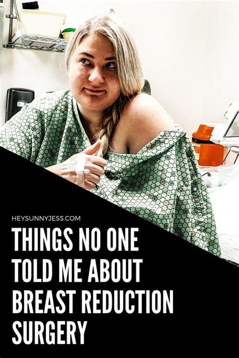 Things No One Told Me About Breast Reduction Surgery Hey Sunny Jess