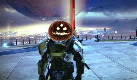 Destiny Celebrates Halloween With Jack O Lantern Masks