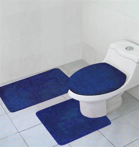 Navy Blue Elongated Toilet Seat Cover Velcromag