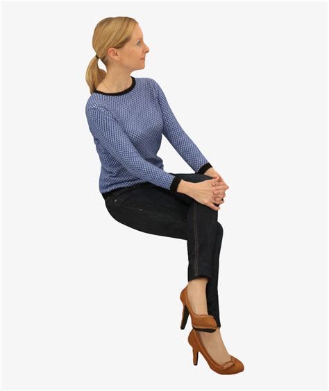 Sitting Woman Chair Standing Woman Sitting Png 1000x1000 Png