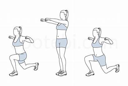 Lunge Reverse Exercise Shoulder Squeeze Spotebi Guide