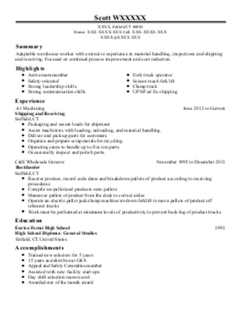 The best resume sample for your job application. Retired Resume Example (JVS) - Vermilion, Ohio