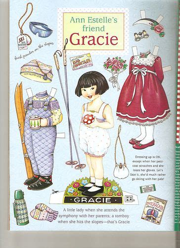 Ann Estelle Gracie Paper Via Flickr Vintage Paper Dolls Paper Dolls