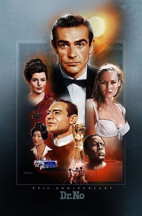 James Bond 007 In His First Thrilling Screen Adventure With The Megalomaniac Genius Dr No