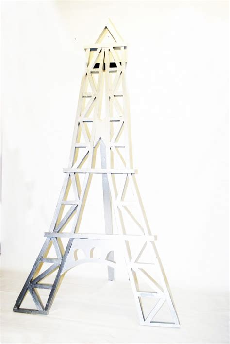 Eiffel Tower 22m Silver Theme Prop Hire