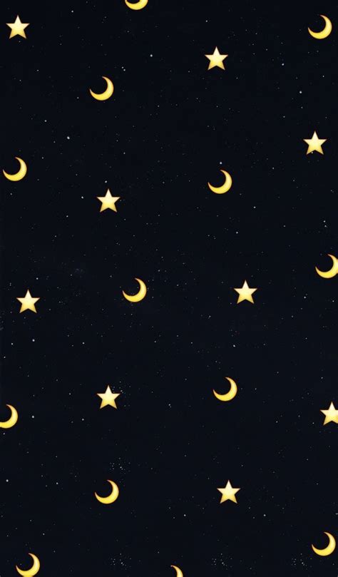 Moon And Stars Wallpaper Aesthetic