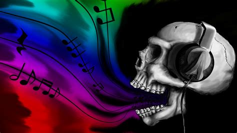 free download headphones skulls wallpaper 1366x768 headphones skulls music [1366x768] for your