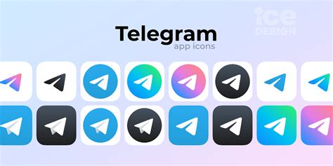 Telegram App Icons Figma