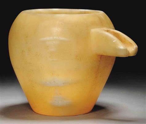 An Egyptian Alabaster Libation Jar Old Kingdom Dynasty Vi Circa