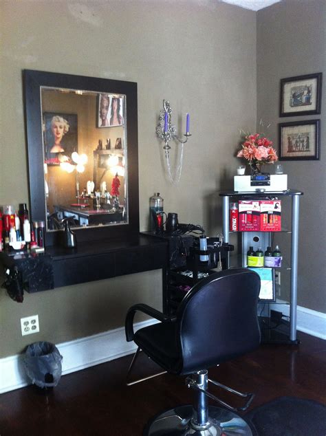 46 Best Home Salon Decor Ideas For Private Salon On Your Home Home Hair Salons Home Salon