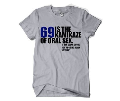 Funny T Shirt T Shirt Tshirt 69 Sexual Dirty Joke Cool Etsy
