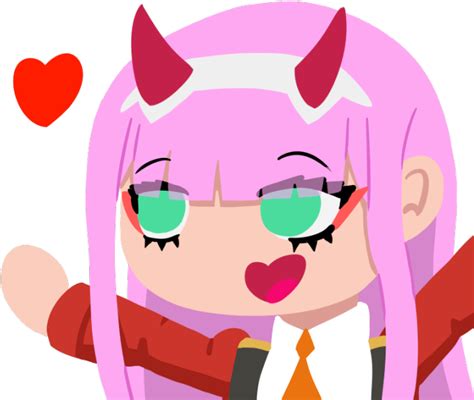 Zero Two Png Zero Two Emoji Discord Clipart Large Size Png Image